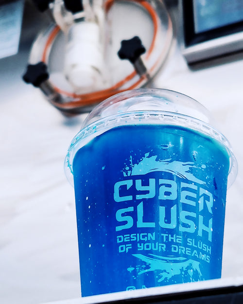 CyberSlush Blue Raspberry Slush Syrup 5L - Glycerol-Free, Naturally Flavoured, Vegan, Gluten-Free, Alcohol-Free - for Home Slush Machines Ideal for Ninja® Slushi Machines