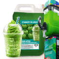 CyberSlush Sour Apple Slush Syrup 5L - Glycerol-Free, Naturally Flavoured, Vegan, Gluten-Free, Alcohol-Free - for Home Slush Machines Ideal for Ninja® Slushi Machines