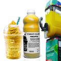 CyberSlush Pineapple Slush Syrup 1L - Glycerol-Free, Naturally Flavoured, Vegan, Gluten-Free, Alcohol-Free - for Home Slush Machines Ideal for Ninja® Slushi Machines